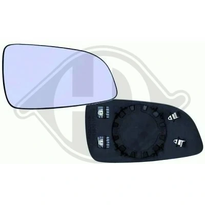 Bilde av DIEDERICHS 1806226 Speilglass høyre OPEL: Astra H Caravan, Hatchback