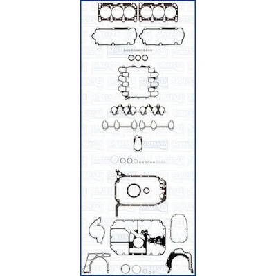 Bilde av AJUSA 50176600 Tetnings helsett, motor med sylinderhodepakning, ventilstangtetning FIBERMAX AUDI: A6 C4 Avant