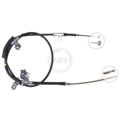 Bilde av Kabel, parkeringsbremse, Høyre bak, hyundai h 1 cargo, travel, 597704H700