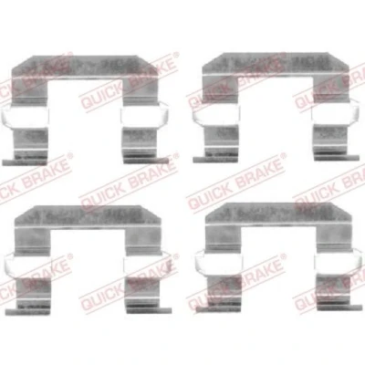 Bilde av QUICK BRAKE 109 1645 Tibehørsett, skivebremse belegg HYUNDAI: Terracan, Santa Fe I, SSANGYONG: Rexton / 2