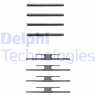 Bilde av DELPHI LX0035 Tibehørsett, skivebremse belegg OPEL: Manta B Sedan, Rekord E1 Stasjonsvogn