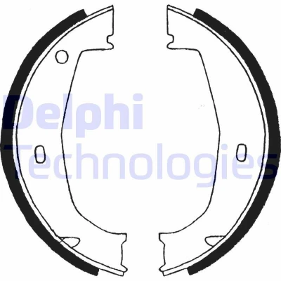 Bilde av DELPHI LS1851 Handbromsbackar BMW: 3 Touring, Sedan, 1 Hatchback