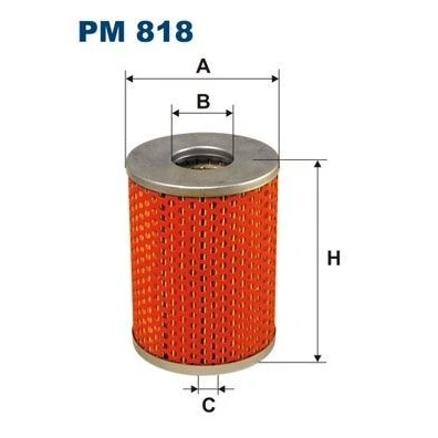 Bilde av FILTRON PM 818 Drivstoffilter Filterinnsats
