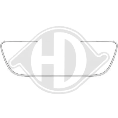 Bilde av DIEDERICHS 4244041 Pynte / vernelist, radiatorgitter