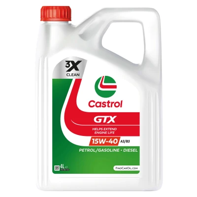Bilde av Castrol GTX A3/B3 15W 40 4l Motorolje 15809F VOLKSWAGEN: GOLF 2, Passat B3/B4 Sedan, TOYOTA: Prius III Hatchback, HILUX 3 Pick up