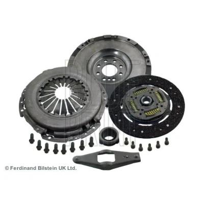 Bilde av BLUE PRINT ADF123009 Clutch fire deler med syntetisk fett utløserlager, svinghjul, utløsergaffel, skruer 254