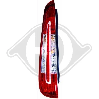 Bilde av DIEDERICHS 1466091 Baklykter venstre PY21W, P21/4W, LED uten pæreholder