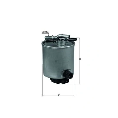 Bilde av MAHLE ORIGINAL KL 440/14 Drivstoffilter ledningsfilter 10 10,0 NISSAN: Qashqai / Qashqai+2 I, X Trail