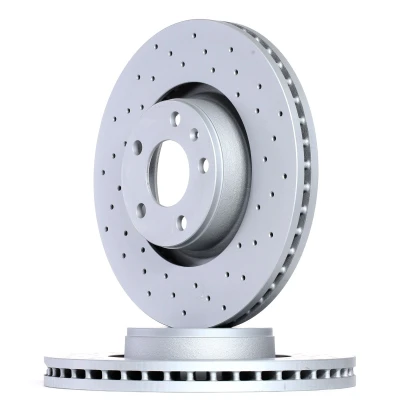 Bilde av ZIMMERMANN SPORT COAT Z 100.3318.52 Bremseskiver 321 30 6/5 5 112 utvendig ventilert, hullet belagt høy karbon AUDI: A6 C6 Allroad, Avant, A8 D3