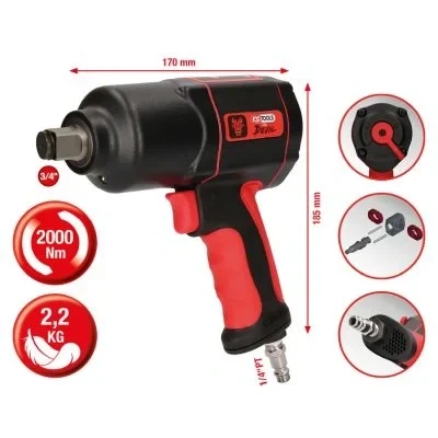 Bilde av KS TOOLS 515.3400 Slagskrutrekker (trykkluftdrevet)
