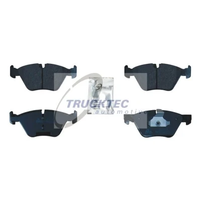Bilde av TRUCKTEC AUTOMOTIVE 08.34.192 Bremseklosser framaksel klargjort for slitasjeindikator BMW: 5 Touring, Sedan