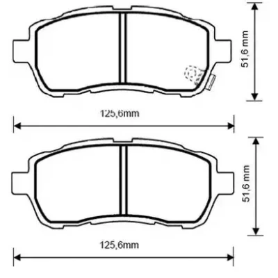 Bilde av VAICO V25 1177 Bremseklosser Q+, original equipment manufacturer quality framaksel ikke klargjort for slitasjeindikator FORD: FIESTA 6