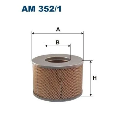Bilde av Luftfilter, toyota hilux pick up vi, land cruiser 100, 90, 17801 67030, 67030 83, 8T, 67060,