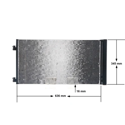 Bilde av MAHLE ORIGINAL AC 751 000S Kondensator med tørker 14 13,7 628 MINI: Hatchback, Clubman