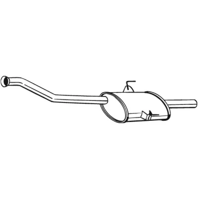 Bilde av Mellomlyddemper, renault espace iii, 6025406800