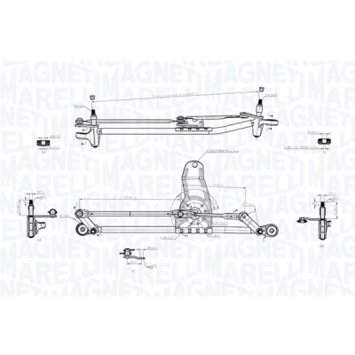 Bilde av Vidusvisker mekanisme MAGNETI MARELLI 085570729010