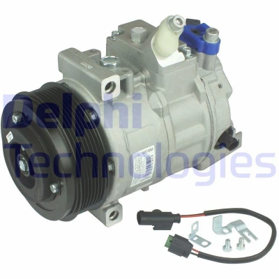 Bilde av DELPHI TSP0159868 Kompressor Denso 7SEU17C PAG 46 med kompressorlje MERCEDES BENZ: E Klasse Sedan, C T modell