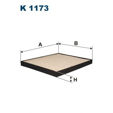 Bilde av FILTRON K 1173 Kupéfilter Partikkelfilter 264 226 21