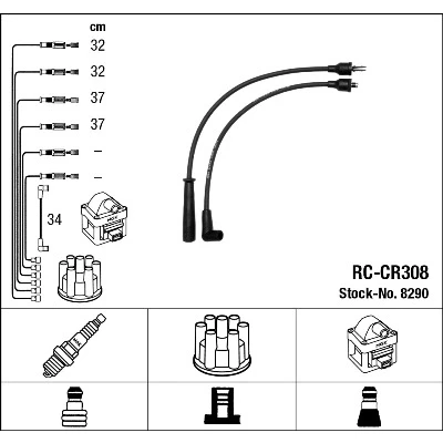 Bilde av NGK 8290 Pluggledninger 5