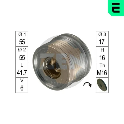 Bilde av ERA ZN5467 Frihjul Dynamo