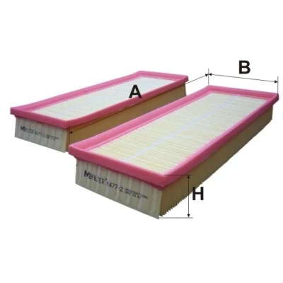 Bilde av Luftfilter MFILTER K 477 2
