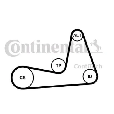 Bilde av CONTITECH 6PK1130K1 Kileribberem RENAULT: Kangoo I, Clio 4, II Express, NISSAN: NV200 Varebil / Stasjonsvogn, Note DACIA: Duster SUV