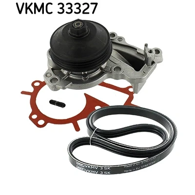 Bilde av SKF VKMC 33327 Vannpumpe + kileremsett