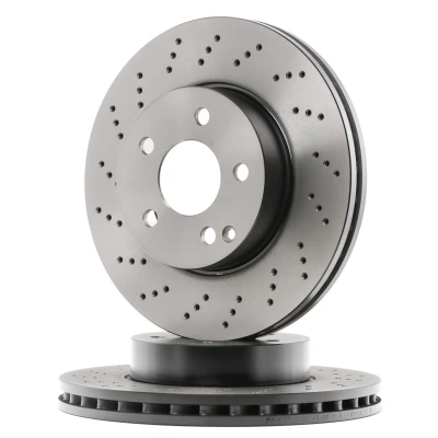 Bilde av TRW DF4813S Bremseskiver 295 28 5 112 ventilert, perforert / ventilert spraylakkert MERCEDES BENZ: C Klasse T modell, Sedan, Coupé