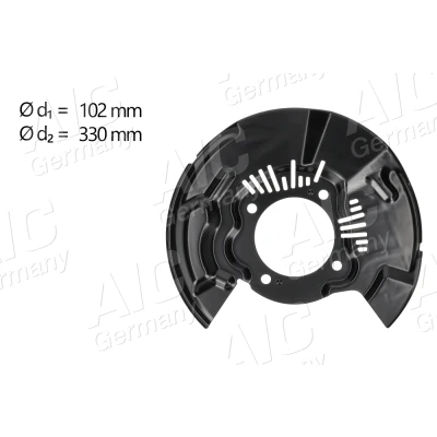 Bilde av AIC 70740 Bremseskjold framaksel venstre TOYOTA: HILUX 3 Pick up