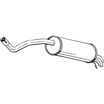 Bilde av Bakre eksospotte BOSAL 278 717