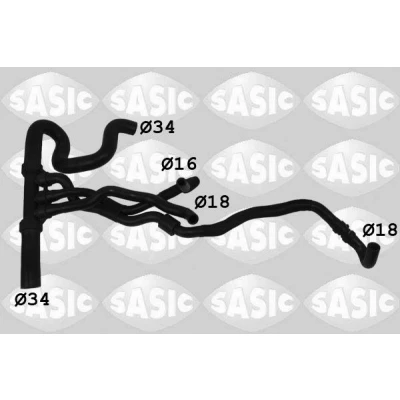 Bilde av SASIC 3404202 Radiatorslange nedre venstre