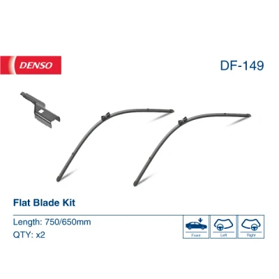 Bilde av Vindusvisker Denso Flat DF 149 Rammeløs FORD: S Max Mk1, Galaxy Mk2 MPV, PEUGEOT: 308 I Hatchback, SW, CITROËN: C4 II Hatchback