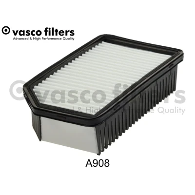 Bilde av DAVID VASCO A908 Luftfilter 55 130 251 firkantet Filterinnsats HYUNDAI: i20 I Hatchback, ix20, KIA: Venga