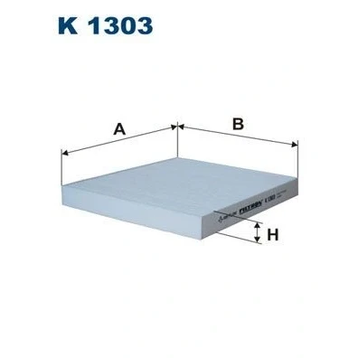 Bilde av FILTRON K 1303 Kupéfilter Partikkelfilter 217 194 25 RAM: 1500 Standard Cab Pick up, JEEP: Patriot, Compass, DODGE: Journey MPV