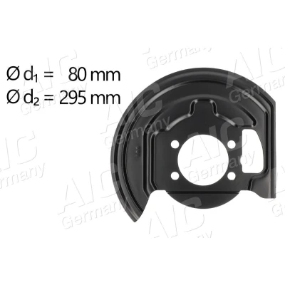 Bilde av AIC 58192 Bremseskjold framaksel høyre NISSAN: Qashqai / Qashqai+2 I, X Trail, Juke