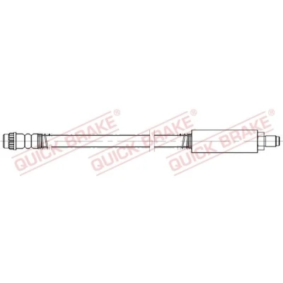 Bilde av QUICK BRAKE 32.827 Bremseslange 418 M10x1 OPEL: Movano A Minibuss, Van, RENAULT: MASTER 2 Kasten, Pritsche/Fahrgestell