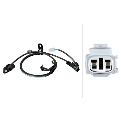 Bilde av HELLA 6PU 358 217 011 ABS Sensor med holder induktiv 2 866 TOYOTA: Yaris I Hatchback