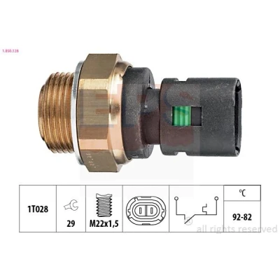 Bilde av Temperaturbryter, radiator ventilator EPS 1.850.128
