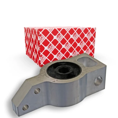 Bilde av FEBI BILSTEIN 43788 Styrestang Lagring med holder framaksel venstre, nede, bak, høyre Aluminium Gummimetallager