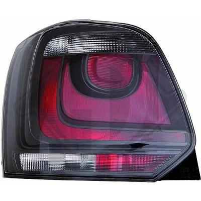 Bilde av DIEDERICHS 2206093 Baklykter venstre W5W, PY21W, H21W, PR21W tonet uten pæreholder VOLKSWAGEN: Polo V Hatchback