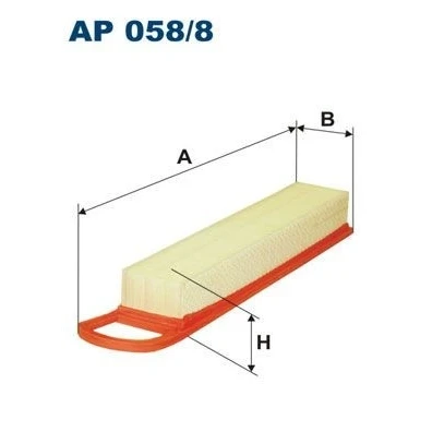 Bilde av FILTRON AP 058/8 Luftfilter 56 85 494 Filterinnsats PEUGEOT: Partner II Van, 508 I SW, 3008 I, CITROËN: Berlingo