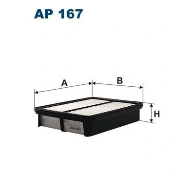 Bilde av FILTRON AP 167 Luftfilter 44 166 225 Filterinnsats TOYOTA: Corolla VIII Liftback, Compact, VII Sedan