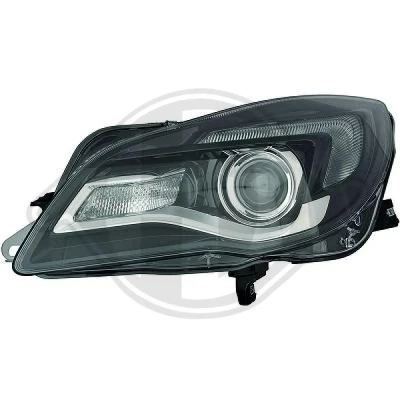 Bilde av DIEDERICHS 1827981 Frontlykter venstre W21W, PY21W, HIR2 DE, Halogen med kjørelys for høyrekjøring motor høydejustering hovedlys