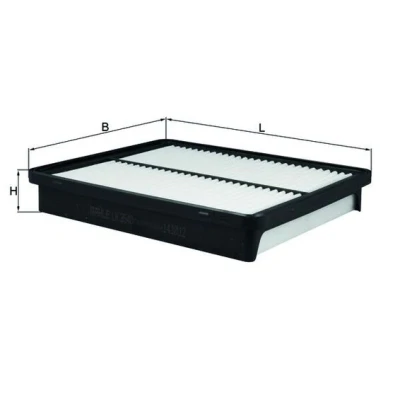 Bilde av MAHLE ORIGINAL LX 3540 Luftfilter 42,6 228 278,3 Filterinnsats