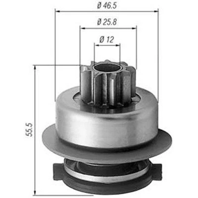 Bilde av MAGNETI MARELLI 940113020256 Lite tannhjul, starter