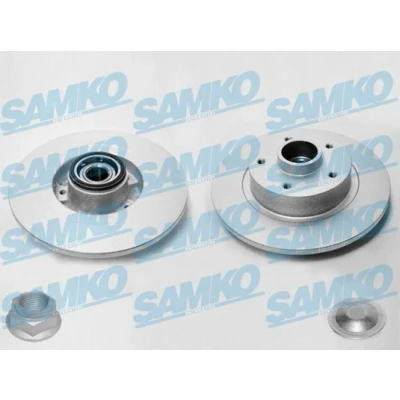 Bilde av SAMKO R1049PRCA Bremseskiver 274 11 5 fullt ut belagt med hjullagersett, ABS senorring, hette tilbehør RENAULT: SCENIC 3, Fluence