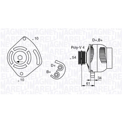 Bilde av Dynamo MAGNETI MARELLI 063377030010