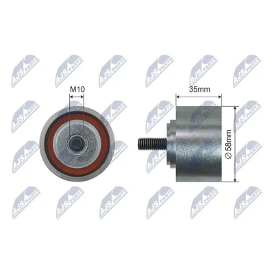 Bilde av Strammerull, kilerem med ribber, chrysler,jeep,plymouth, 0 4621 997, 4694 208, 228, 4781 569AB, 4897 578AA, 5010 372AA,