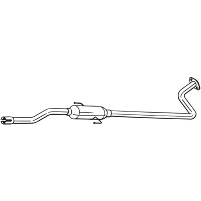 Bilde av Mellomlyddemper, citroën c1 ii, peugeot 108, toyota aygo, 174100Q080, B001034380, B001121280