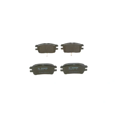 Bilde av BOSCH 0 986 494 212 Bremseklosser Low Metallic med antihyle blikk, montageanvisning TOYOTA: Previa / Estima II